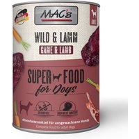 6x800g MAC's adulte gibier, agneau, nourriture pour chien humide