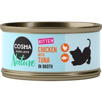 Cosma Nature Kitten 6 x 70 g - Kyckling & tonfisk