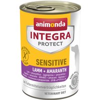 12x400g Sensitive Animonda Integra Protect, agneau & amarante - Pâtée pour chien