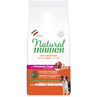 12 kg Natural Trainer + 2 x 400 g passande våtfoder på köpet! - Adult Medium Prosciutto Crudo + Paté Medium & Maxi Adult kyckling