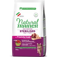Natural Trainer stérilisé jambon cru pour chat - 1,5 kg