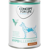 Concept for Life Veterinary Diet Hypoallergenic Canguro umido per cane - 6 x 400 g