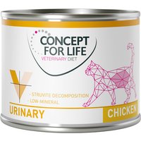 Concept for Life Veterinary Diet Urinary poulet pour chat - 12 x 200 g