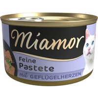 Miamor Paté 12 x 85 g - Fjäderfähjärta