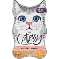 18x85g Catessy Pâté veau - Sachet pour chat