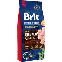Brit Premium by Nature Adult L Crocchette cane - 15 kg