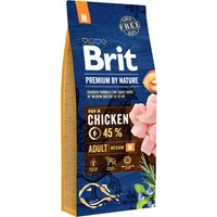 Brit Premium by Nature Adult M Crocchette cane - 15 kg