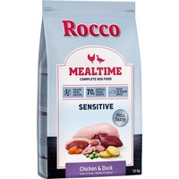 12kg Rocco Mealtime Sensitive poulet, canard - Croquettes pour chien