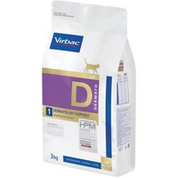 2x3kg Virbac Veterinary HPM D1 Dermatology Support - Croquettes pour chat