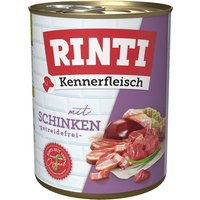 6x800g RINTI jambon - Pâtée pour chien