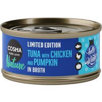 Cosma Nature Winter Edition: Tonfisk med kyckling & pumpa 6 x 70 g Winter Edition: Tonfisk med kyckling & pumpa 6 x 70 g
