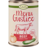 24x400g Lukullus Menu Gustico bœuf, potiron, pommes, origan - Pâtée pour chien