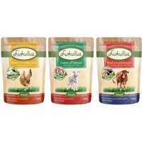 Lukullus in buste Pacco misto 6 x 300 g Alimento umido per cane - Mediterraneo: Italia, Francia, Spagna