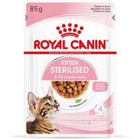 12x85g Sterilised Kitten en sauce Royal Canin - Pâtée pour chat
