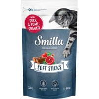 50g Smilla Soft Sticks canard, grenade - Friandises pour chat