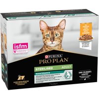 Purina Pro Plan Maintenance Sterilised Adult Cat - Wet Food Chicken in Gravy 10x85g Pouches - 49115 - Animed