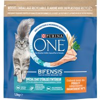 PURINA ONE Indoor Steriliserad Katt Kyckling, fullkorn - 1,5 kg