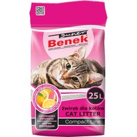 Litière Super Benek Compact, senteur agrumes pour chat - 25 L