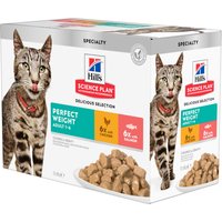 12x85g Adult 1+ Perfect Weight Hill's Science Plan - Pâtée pour chat
