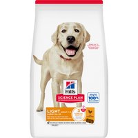 Multipack risparmio! 2 x Hill's Science Plan Crocchette per cani - 2 x 14 kg Adult Light Large Breed con Pollo