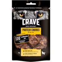 55g Friandises Crave Protein Chunks , poulet - Friandises pour chien