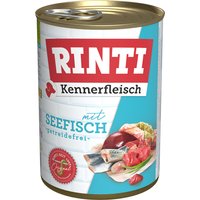 24x400g RINTI Kennerfleisch poisson de mer Pâtée pour chien