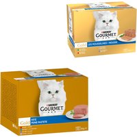 96 x 85 g Jumbopack Gourmet Gold + 24 x 85 g Fine Paté på köpet! - Fine Paté I: nötkött, kanin, lamm, kalvkött