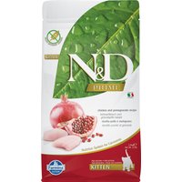 2 x 1,5 kg N&D Prime Cat Chicken & Pomegranate Kitten nourriture sèche pour chats