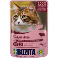 Bozita bitar i gelé Pouch 12 x 85 g - Nötkött