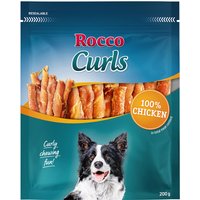 Multipack risparmio! Rocco Curls Snack per cani - 6 x 200 g Pollo
