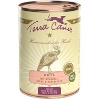 6x400g Terra Canis Classic dinde, brocoli, poire, pommes de terre Pâtée pour chien