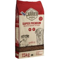 Carrier Super Premium hundfoder - Ekonomipack: 2 x 15 kg