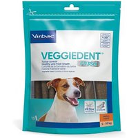 15x17g (taille S) Virbac VEGGIEDENT Fresh - pour petits chiens (5-10 kg)