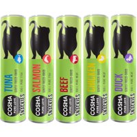 Blandat provpack: Cosma Snackies - Kyckling, tonfisk, anka, lax & nötkött 76 g 5 sorter