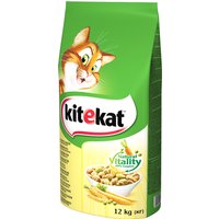 Kitekat Adult poulet, légumes pour chat - 12 kg