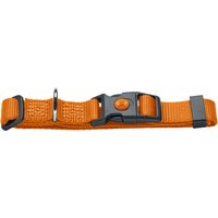 HUNTER London halsband, orange - Vario Basic stl. M: 30-46 cm halsomfång, B 15 mm