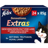 Latz "Sensations Extras" Pouches 24 x 85 g - Farm Selection in Jelly