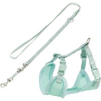 Harnais souple Trixie Junior avec laisse 26-34 cm/1 cm, 200 cm, menthe - pour chien