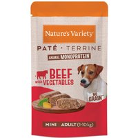 2x8x150g Mini : bœuf Pâté No Grain Original Nature's Variety sachets pour chien