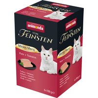 6x100g Menus légers Adult dinde, tomate Animonda Vom Feinsten - Pâtée pour chat