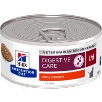 12 x 85 g / 24 x 82 g / 24 x 156 g Hill's Prescription Diet till ett specialpris! - i/d Digestive Care kyckling (24 x 156 g)