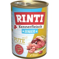 6x400g RINTI Kennerfleisch Junior dinde Pâtée pour chien