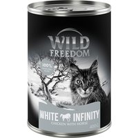 Ekonomipack: Wild Freedom Adult 24 x 400 g - White Infinity - Horse & Chicken