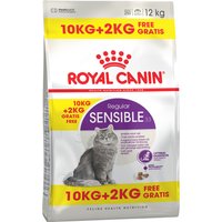 10 + 2 kg på köpet! 12 kg Royal Canin kattfoder - Sensible (10 kg + 2 kg på köpet!)