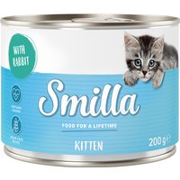 Ekonomipack: Smilla Kitten 24 x 200 g - Kanin