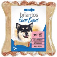 Briantos Chew Bones nerf de bœuf pour chien - 12 x 12 cm (660 g)