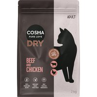 Cosma bœuf, poulet pour chat - 2 x 2 kg