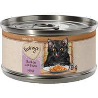 Lot Feringa Filets juteux 24 x 70 g pour chat poulet, thon