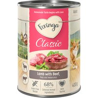 24x400g Feringa Classic Meat Menu agneau, bœuf - Pâtée pour chat