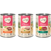 Blandat provpack: Feringa Classic Meat 6 x 400 g Mixpack III (3 sorter): Vilt, Nötkött & fjäderfä, Kyckling & öring